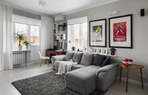 Дизайн 1 комнатных квартир. Дизайн однокомнатной квартиры — 150 фото в интерьере