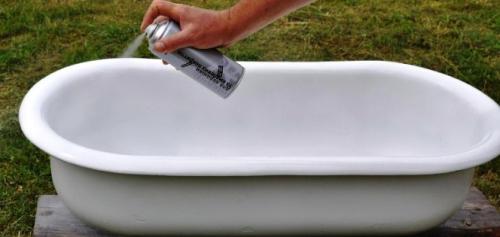 Как покрасить ванну баллончиком. Состав и технические характеристики