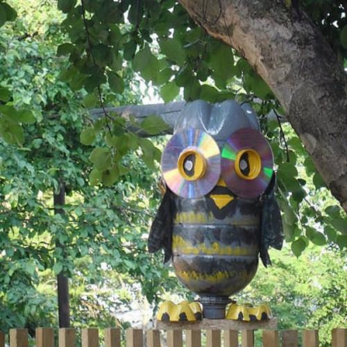 Попугай из пластиковых бутылок своими руками. Попугай из пластиковых ложек и бутылок 19