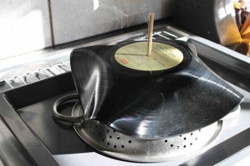 Поделки из виниловых пластинок. Всевозможные емкости