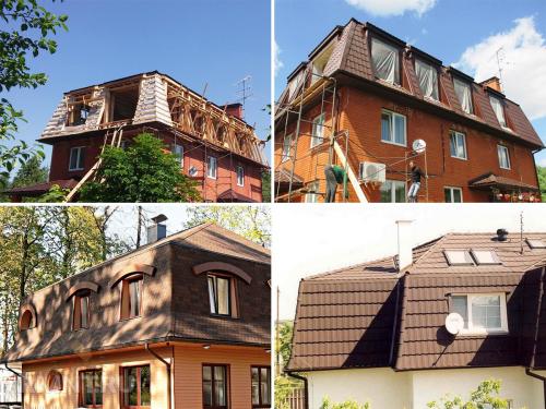 Обрешетка вальмовой крыши под металлочерепицу. Устройство обрешетки кровли 16