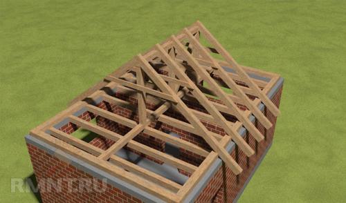 Обрешетка вальмовой крыши под металлочерепицу. Устройство обрешетки кровли 10