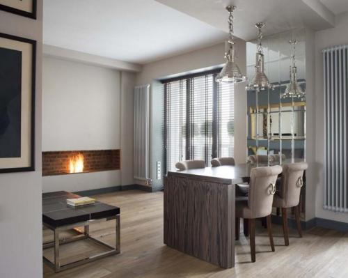 Французское окно на кухне