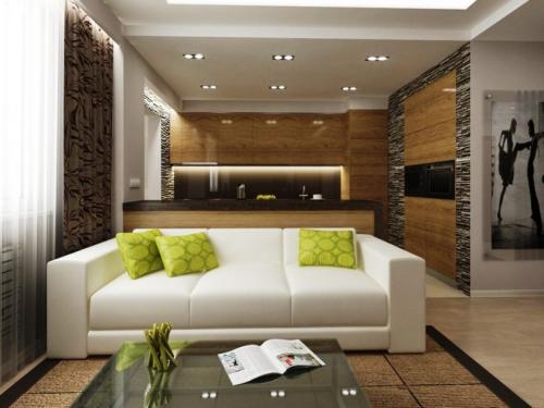 Дизайн 1 комнатных квартир. Дизайн однокомнатной квартиры — 150 фото в интерьере