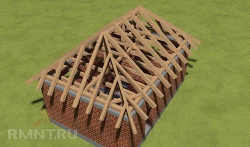 Обрешетка вальмовой крыши под металлочерепицу. Устройство обрешетки кровли 13