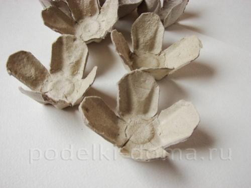 Поделки из лотков для яиц своими руками. Цветы из яичных лотков Отредактирова. 2019