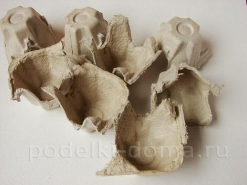 Поделки из лотков для яиц своими руками. Цветы из яичных лотков Отредактирова. 2019