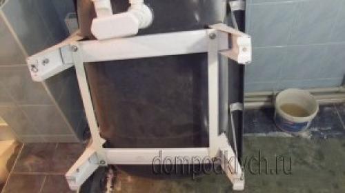 Установка стальной ванны на уголки. Как можно установить стальную ванну