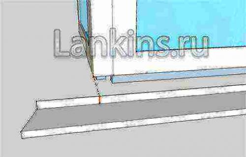 Как отрезать отлив. Как соединять отливы?