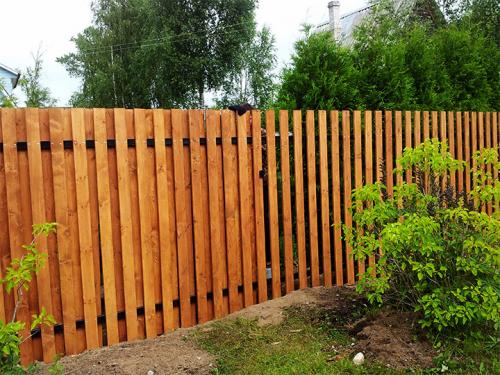 Расстояние между столбами забора из штакетника. Устанавливаем деревянный штакетник - бюджетную ограду для дачи