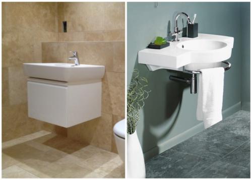 Как организовать пространство в маленькой ванной. Правильный выбор рукомойника