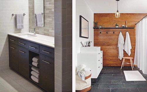 Как организовать пространство в ванной комнате. Лучшие идеи правильной организации пространства в ванной комнате, здорово упрощающие жизнь 17