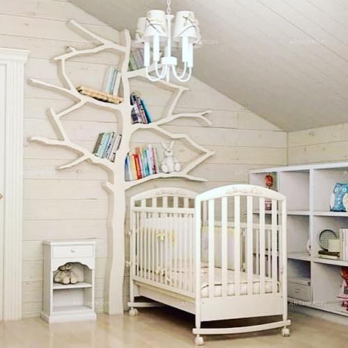 Идеи дизайна детской комнаты в деревянном доме 06