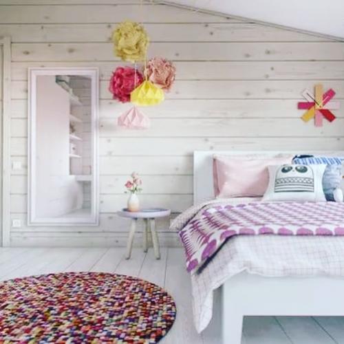 Идеи дизайна детской комнаты в деревянном доме 05