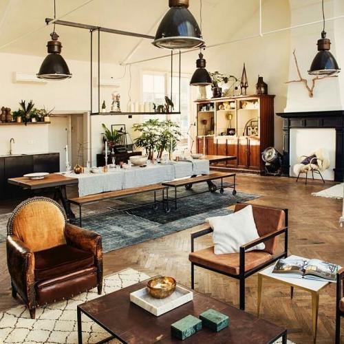 Стиль «фабричный» и современный в дизайне 01