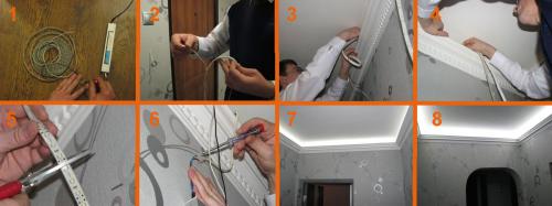 Плинтус потолочный. Виды потолочных плинтусов