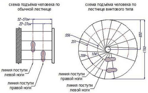 Винтовые лестницы чертежи из металла. Расчеты и алгоритмы – пример