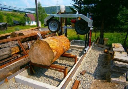 Устройство пилорамы ленточной. Ленточная пилорама своими руками: устройство, принцип действия, инструкция