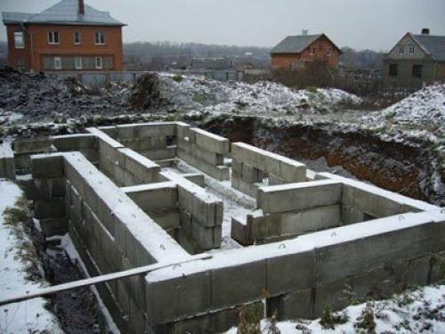 Фундамент ленточно монолитный. Виды ленточного фундамента