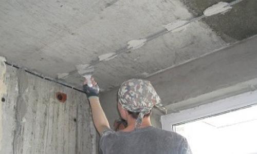 Пошаговый ремонт потолка. Технология ремонта потолка