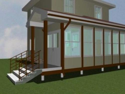 Пристроить к дому веранду. Закрытая или открытая веранда пристроенная к дому? 15