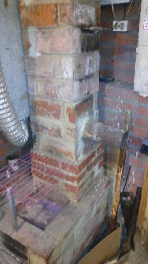 Кирпичная печь для гаража своими руками. Печь из кирпича для гаража