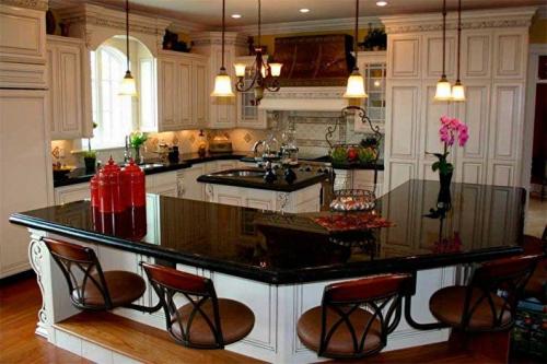 Кухня с барной стойкой 02