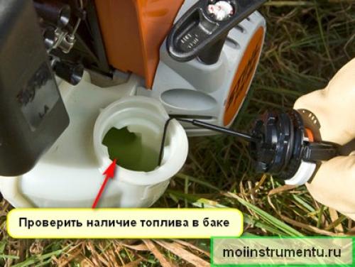 Не заводится бензокоса. Почему не заводится бензокоса и триммер возможные причины и способы их устранения