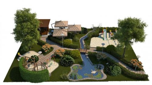 Как озеленить двор своими руками. Как выполнить озеленение двора — готовые решения для обустройства сада и приусадебного участка! (фото и видео)