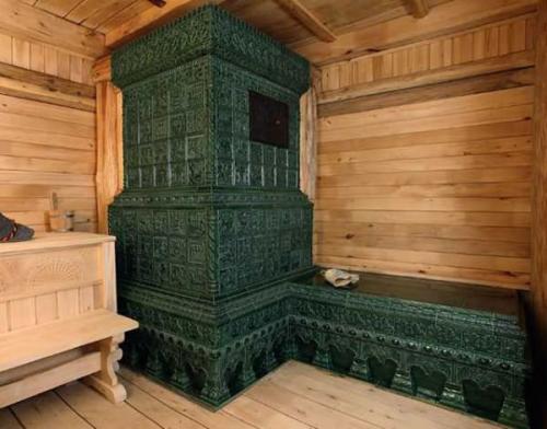 Облицовка печи в бане плиткой. Особенности облицовки банной печки 02