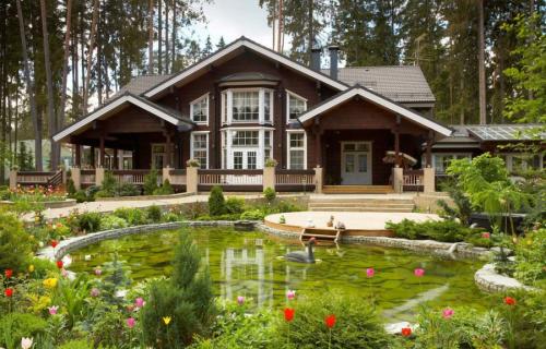 Благоустройство участка перед домом. Озеленение двора: ландшафтный дизайн и правила эффектного украшения участка (95 фото)