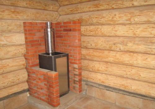 Облицовка печи в бане плиткой. Особенности облицовки банной печки 13