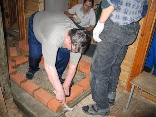 Облицовка печи в бане плиткой. Особенности облицовки банной печки 17