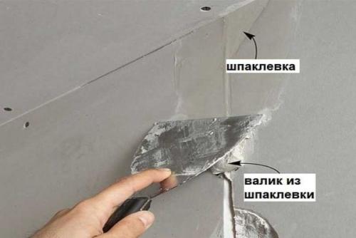 Как развести гипс для шпаклевки. Заделка саморезов и швов