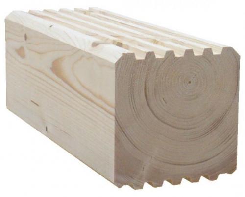 Монтаж профилированного бруса. Самый важный первый венец 02