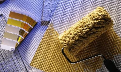 Как красить стеклообои без разводов. Подходящие краски 10