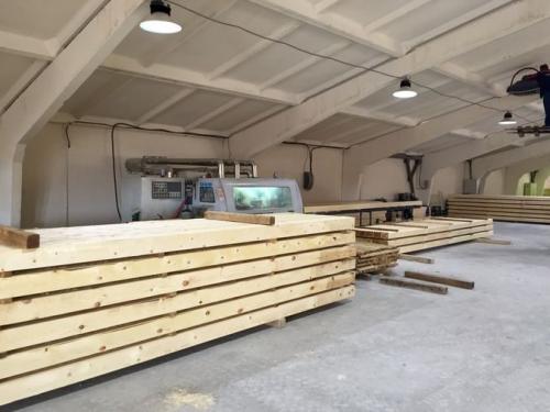 Монтаж профилированного бруса. Самый важный первый венец 01