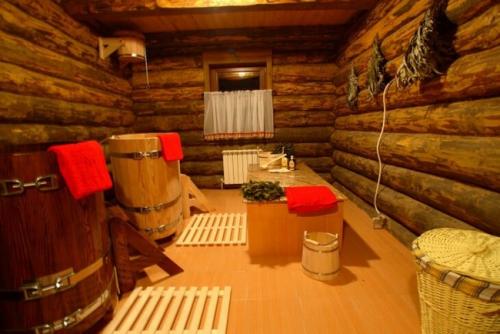 Мойка в бане дизайн интерьера. Отделка покрытиями из керамической или клинкерной плитки 07