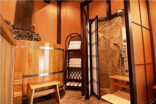 Мойка в бане дизайн интерьера. Отделка покрытиями из керамической или клинкерной плитки 08