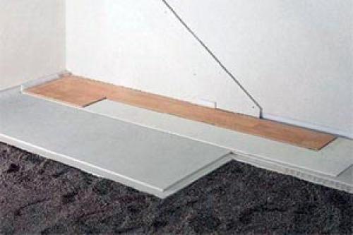 Применение гвл на улице. Технология монтажа пола с использованием гипсоволокнистых листов