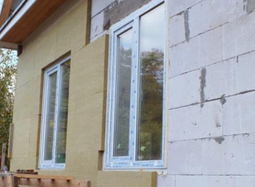 Утепление блочного дома снаружи