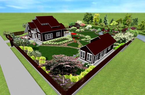 Дизайн участка загородного дома 15 соток своими руками. Что следует учитывать при планировании работ