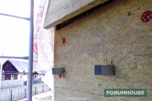 Как утеплить деревянный дом снаружи. Утепление брусового дома каменной ватой