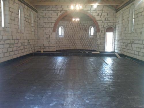 Отделка пола подвала камнем. Теплоизоляция 06 Отделка пола подвала камнем. Теплоизоляция 06