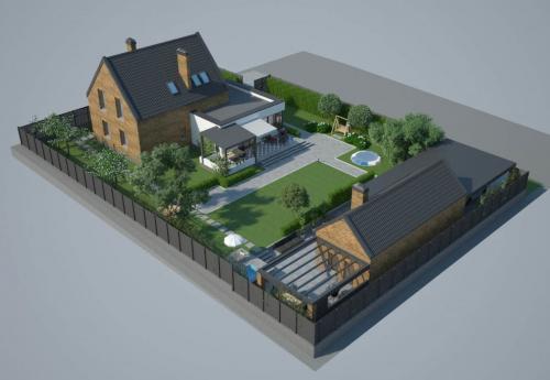 Дизайн участка 8 соток с домом. Выбор места под дом, баню, гараж