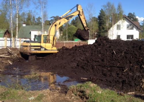 Заезд на участок ниже дороги. Строительство подъездной дороги с использованием геотекстиля
