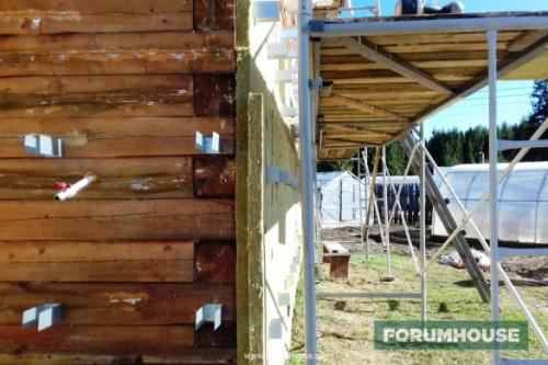 Как утеплить деревянный дом снаружи. Утепление брусового дома каменной ватой