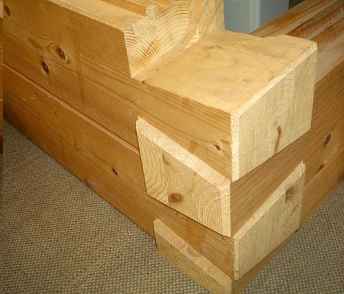 Укладка бруса. Способы угловых соединений