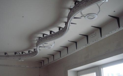 Размеры багет для натяжного потолка. Виды профиля