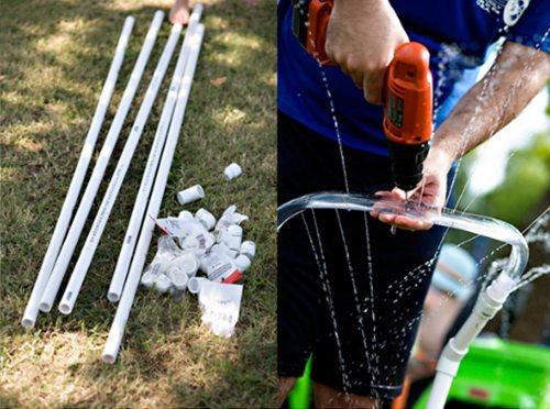 Навес для бассейна из полипропиленовых труб. Изготовление простой конструкции из труб